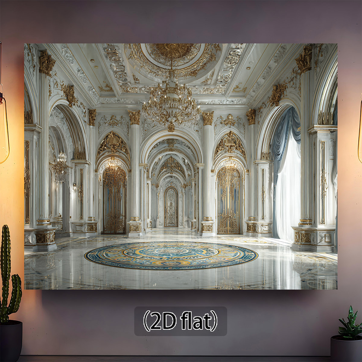Royal Palace Photo Backdrop for Weddings and Themed Parties